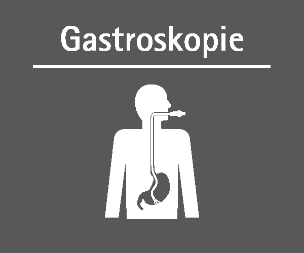 Motiv: (M0300) Gastroskopie weiss-grau