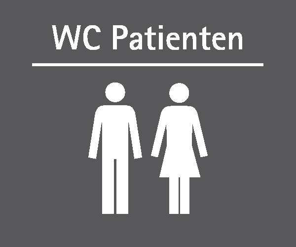 Motiv: (M0160) WC Patienten weiss-grau